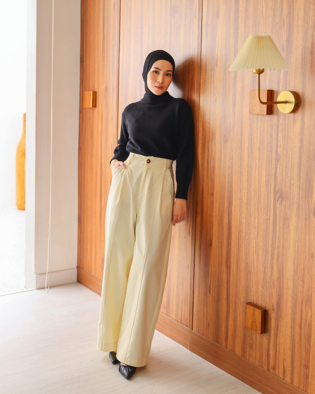 Tracy Wide Pants Ivory