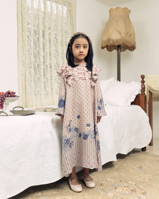 Image of PRE ORDER Rasmara Dress Kids Rosette
