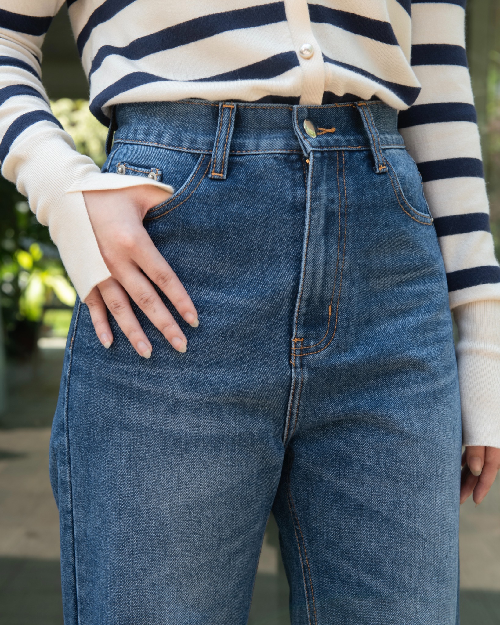 Claire Jeans Jade Blue