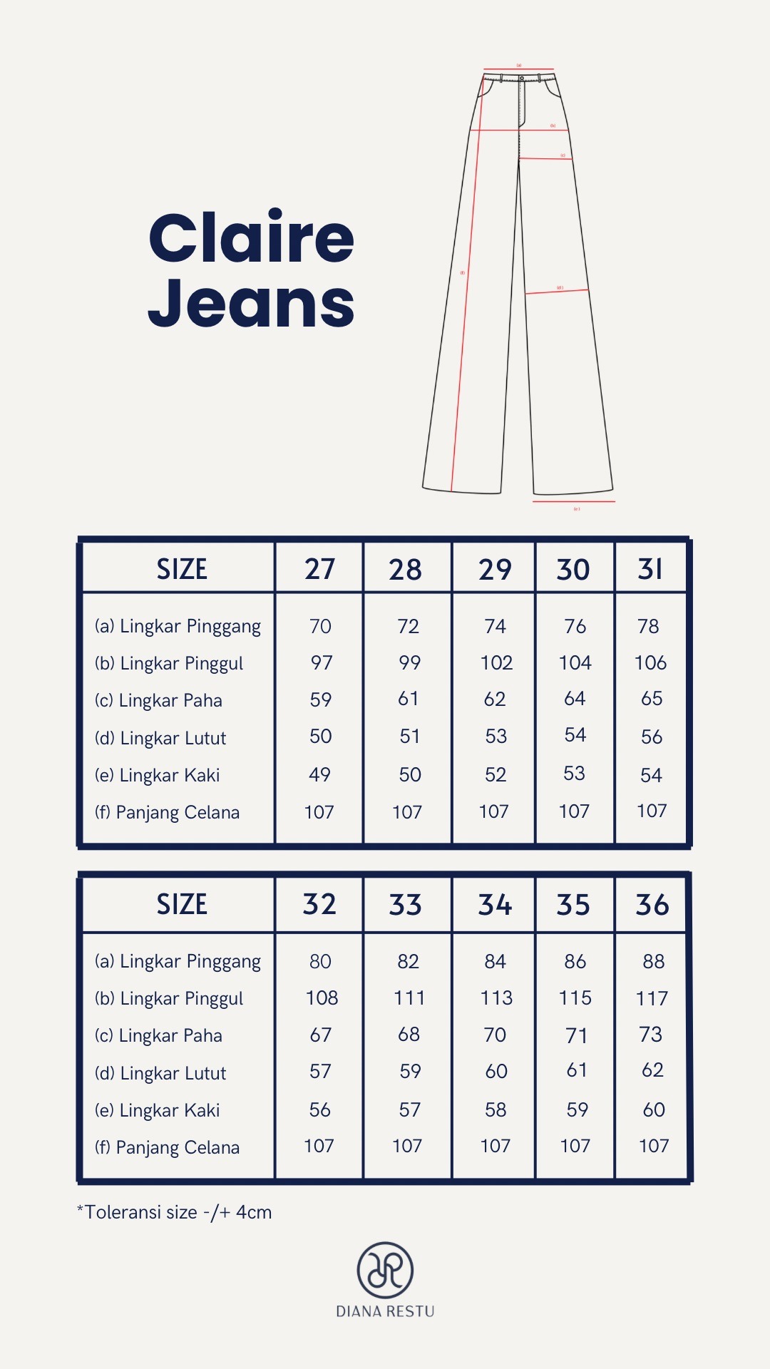 Claire Jeans Jade Blue