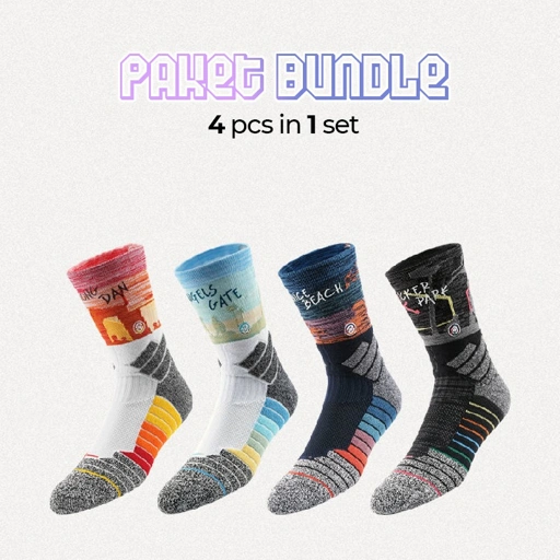 Image of Kaos Kaki Basket UZIS PRO Bull Long Basketball Socks Set