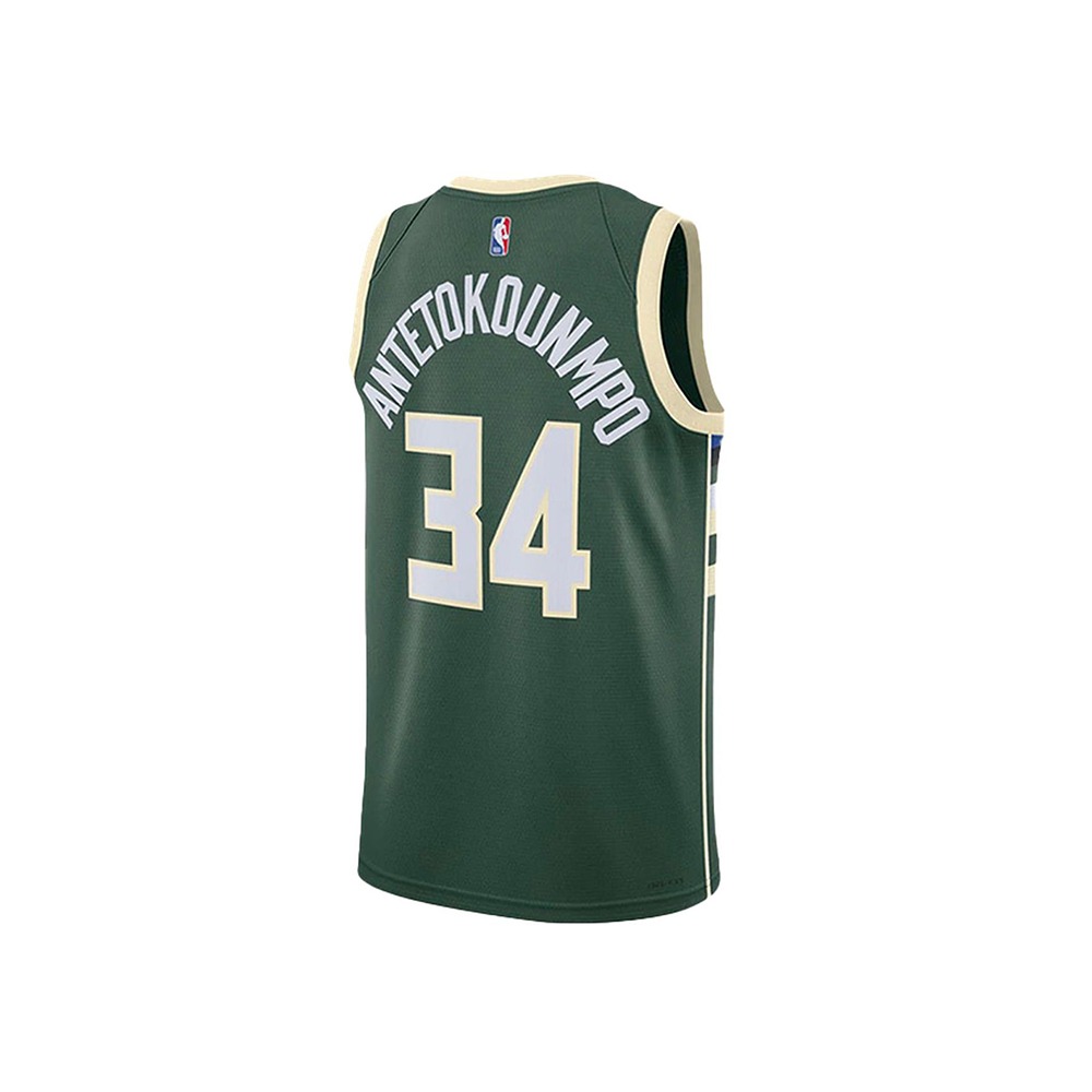 Jersey Basket Nike Dri - FIT NBA Milwaukee Bucks Giannis Antetokounmpo Icon Edition 2022-23 Swingman