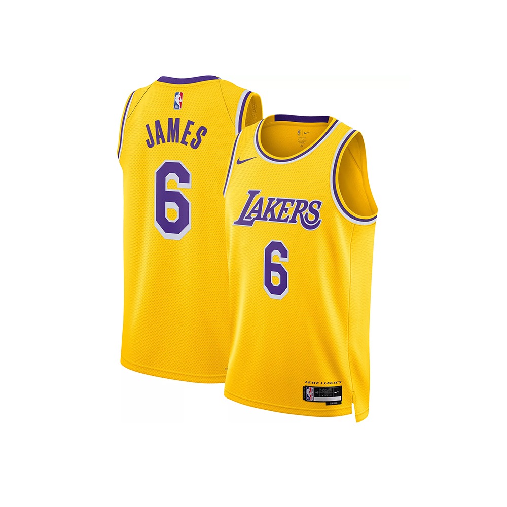 Jersey Basket Nike Dri - FIT NBA Swingman Los Angeles Lakers LeBron James Icon Edition 2022/2023