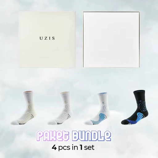 Image of Kaos Kaki Basket UZIS 2.0 PRO Aspirants Long Basketball Socks Set