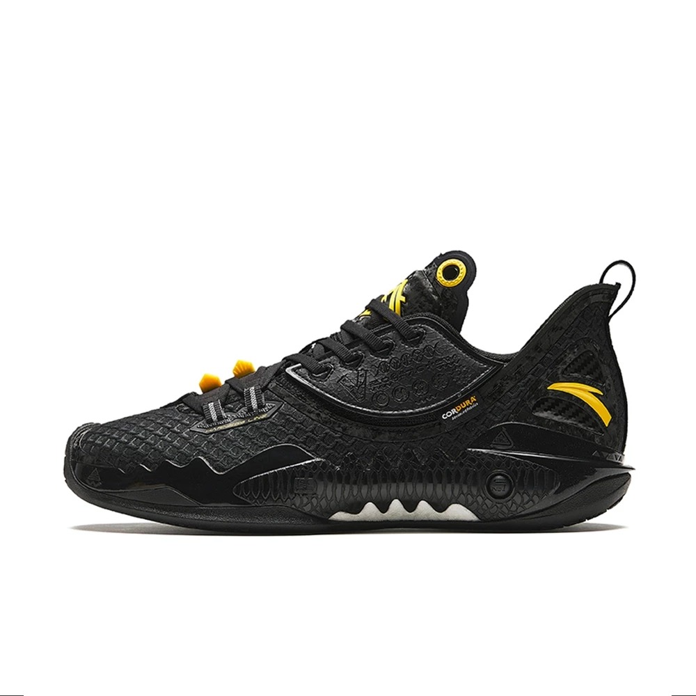 Sepatu Basket ANTA Shock Wave 5 V2 'Black Lightning' Ready 1124A1106-9