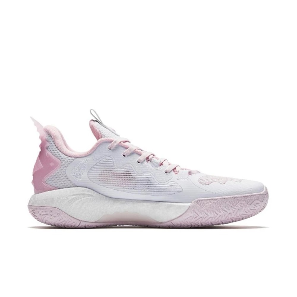 Sepatu Basket Anta Shock wave 5 v2 White pink 912431106S-5