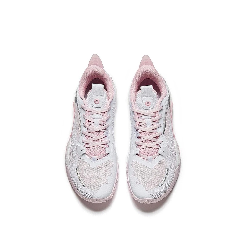 Sepatu Basket Anta Shock wave 5 v2 White pink 912431106S-5