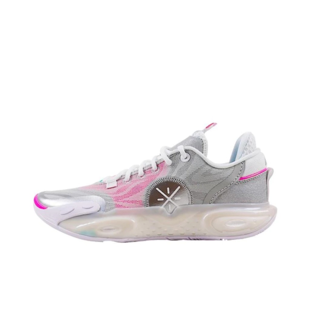 Sepatu Basket Li-Ning Wade All City 12 'Silver Pink' ABAU023-10