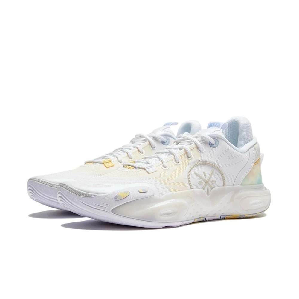 Sepatu Basket Li-Ning Way of Wade All City 12 'White Yellow Blue' ABAU023-2