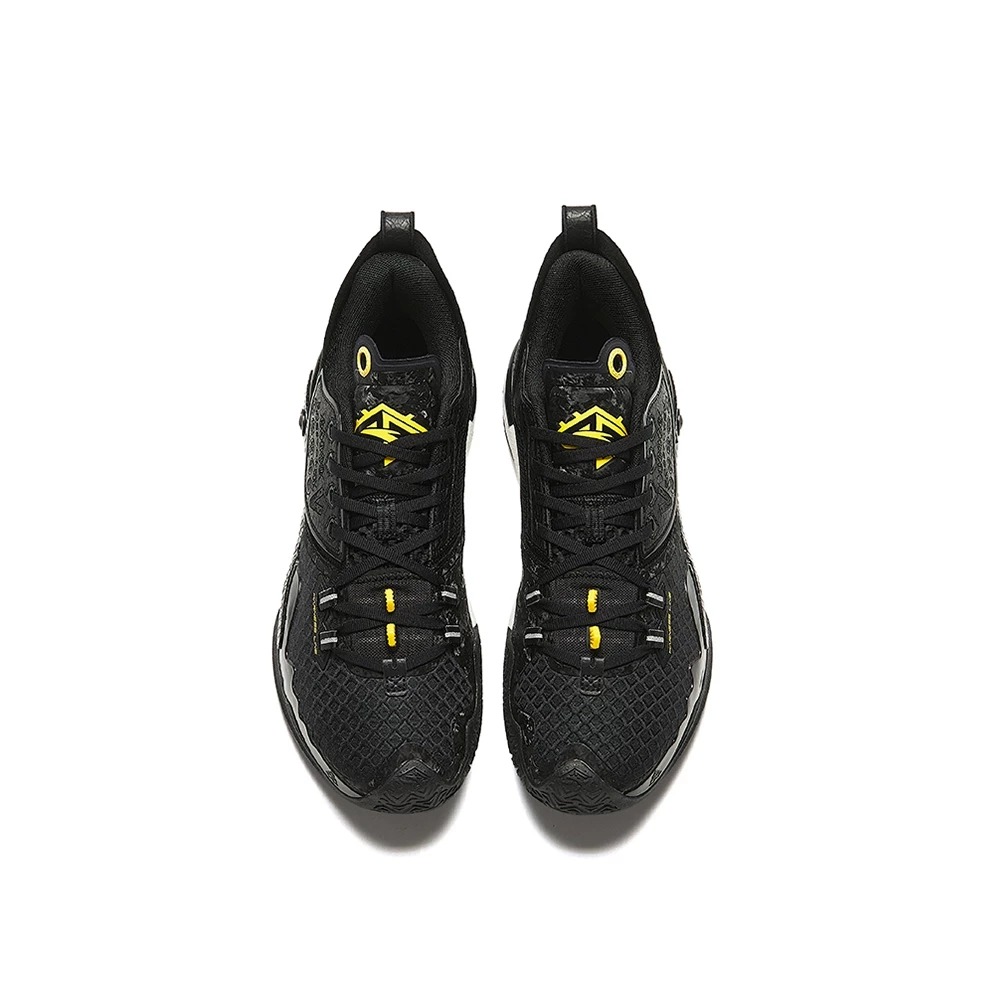 Sepatu Basket ANTA Shock Wave 5 V2 'Black Lightning' Ready 1124A1106-9