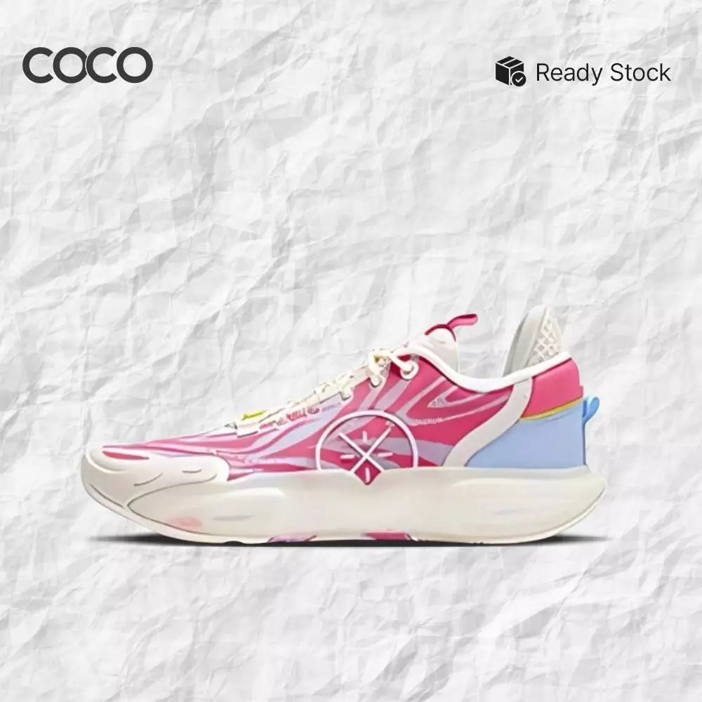 Sepatu Basket Li-Ning Wade All City 12 Neon Pink ABAU023-8