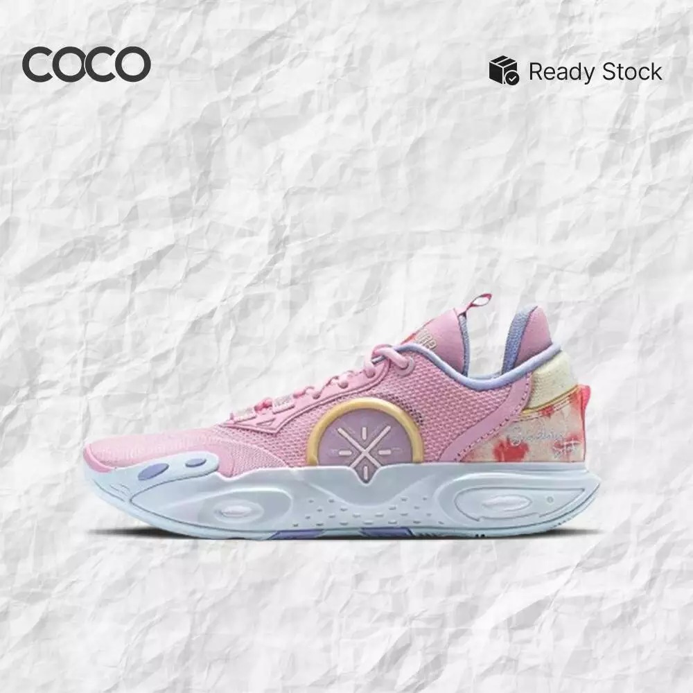 Sepatu Basket Li-Ning Wade All City 12 'Peppa Pig' ABAU015-3