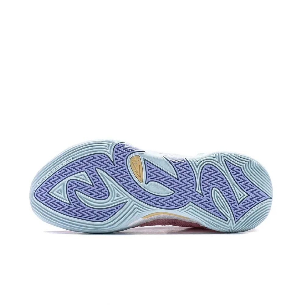 Sepatu Basket Li Ning Way of Wade All City 12 Origin D'Angelo Russell Beige Pink Blue ABAU015-5