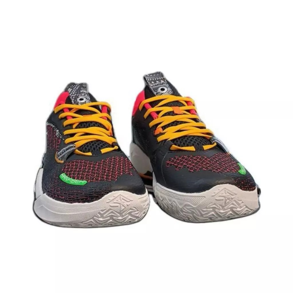Sepatu Basket Anta Shock Wave 5 V2 Team 'Black Red' 112421606S-4