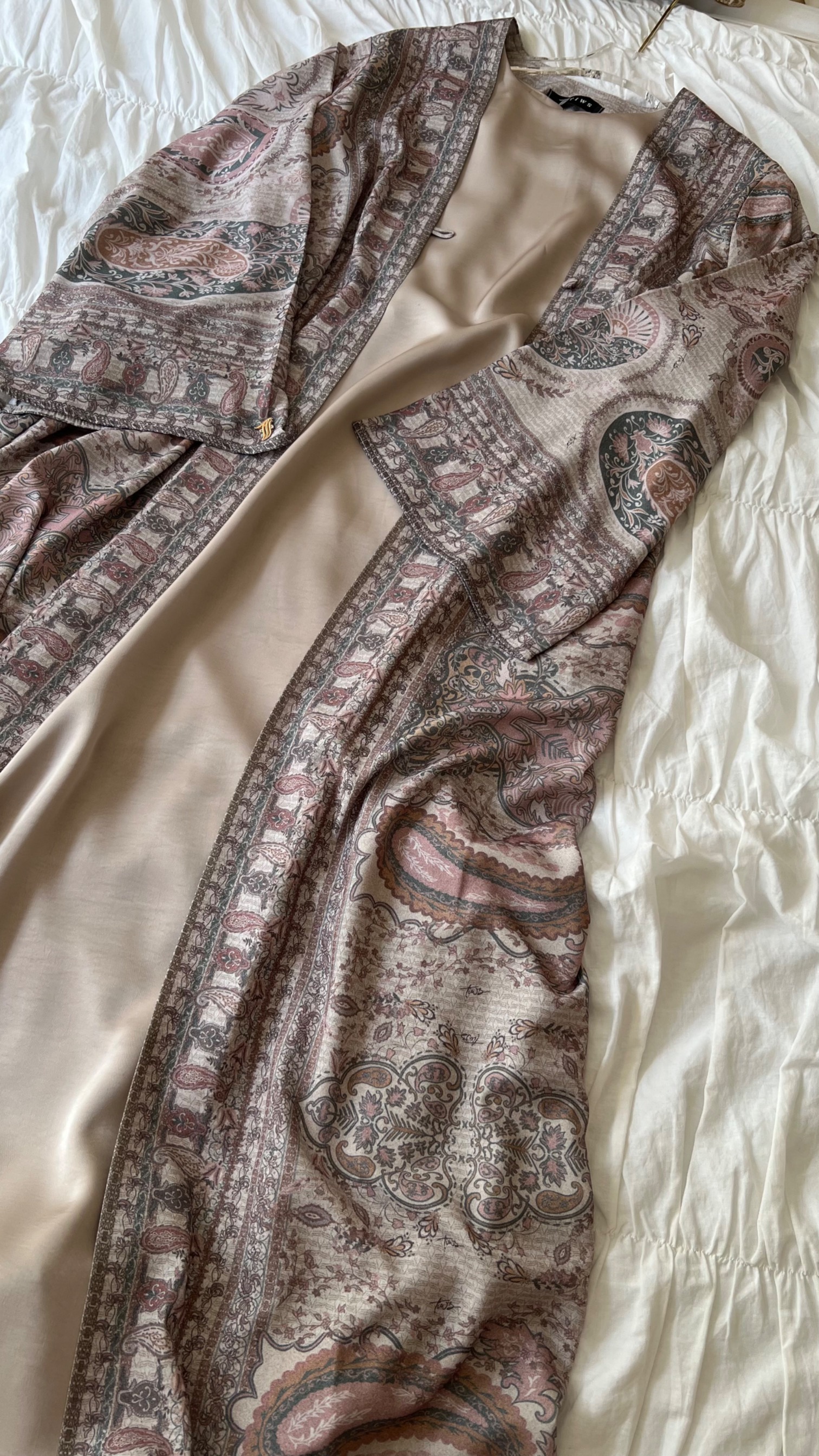 Ready Stock Zehra Outer in Almond