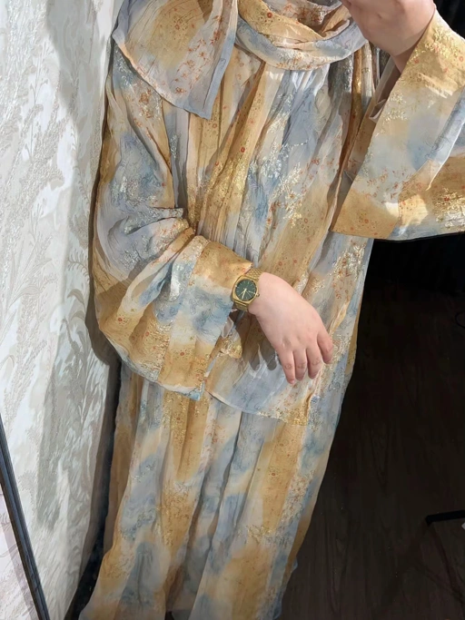 Image of Set Abaya in Dawn - Elyseen