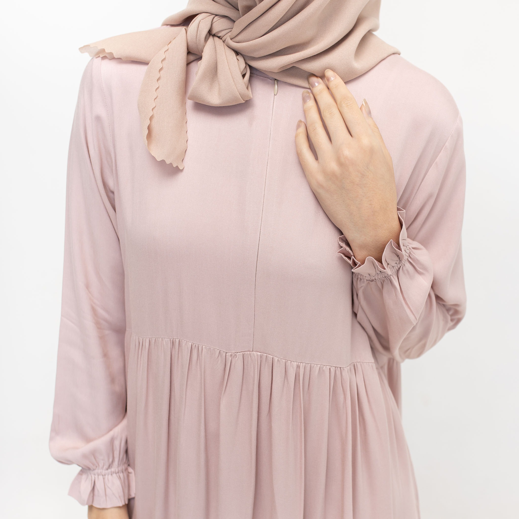 Luma Dawa Atiya Basic Dress Rayon Twill Premium / Abaya / Office / Casual / Formal / Kantor / Workwear