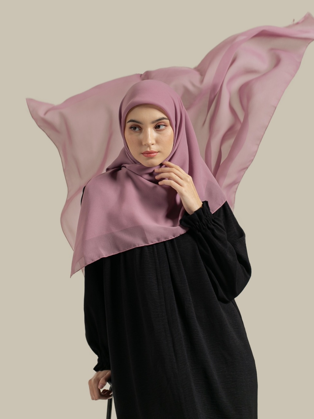 Luma Dawa Adiba Scarf 100K GET 3 Scarf Hijab Polly Cotton Potton , Hijab Segiempat Polly Cotton Potton Scarf Polos Voal