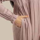 Luma Dawa Alanza Dress / Pilih Warna / Polos / Abaya / Dress / Rayon Twill / Semi Formal / Casual / Office / Kantor