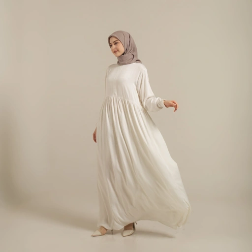 Luma Dawa Atiya Basic Dress Rayon Twill Premium / Abaya / Office / Casual / Formal / Kantor / Workwear