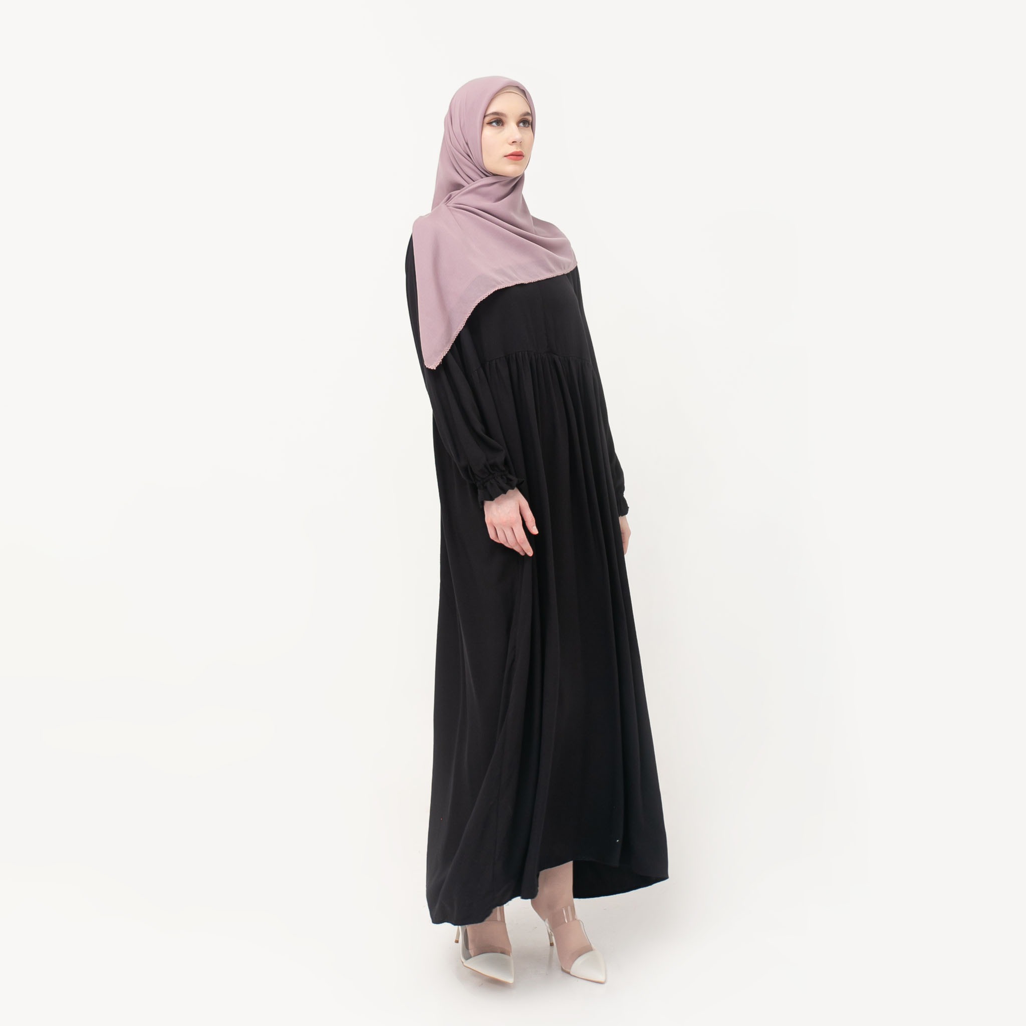 Luma Dawa Atiya Basic Dress Rayon Twill Premium / Abaya / Office / Casual / Formal / Kantor / Workwear