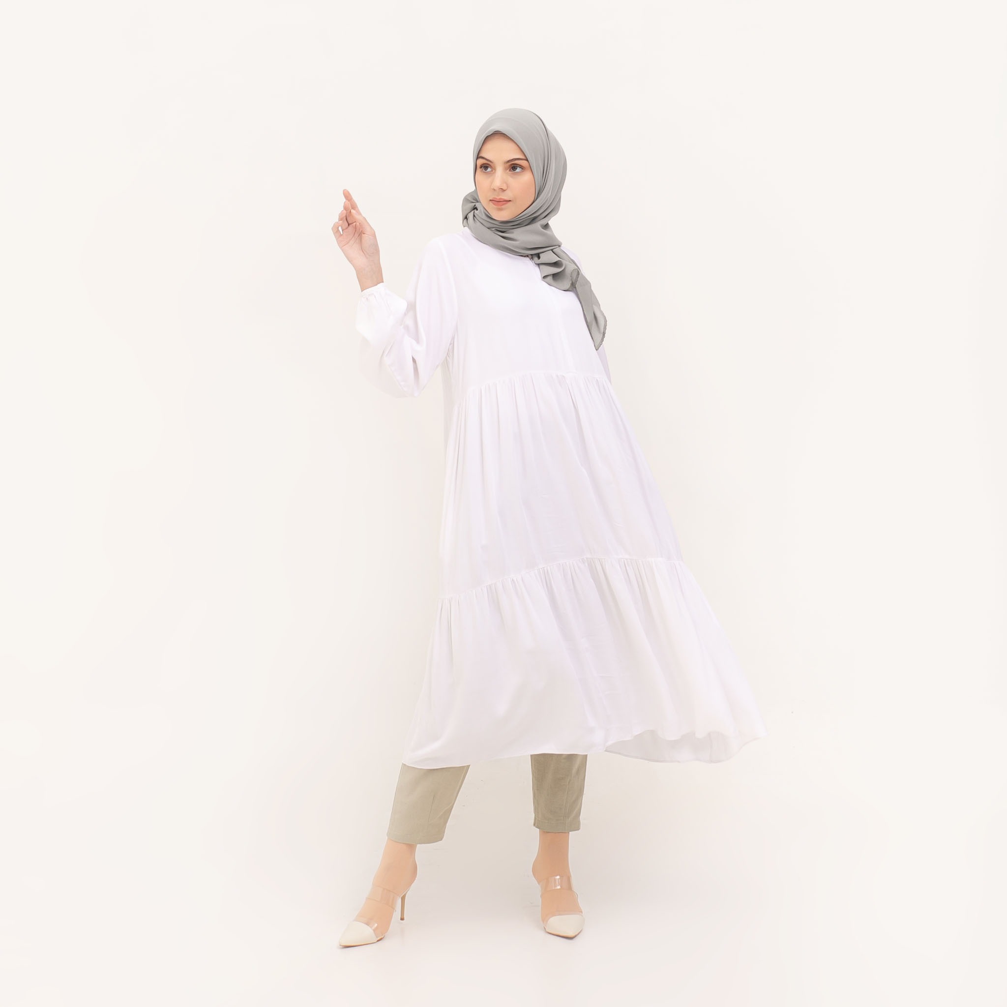 Luma Dawa Reva Basic Tunik Rayon Twill Premium / Tunik/ Office / Semi Formal / Busui Friendly / Casual / Formal / Workwear
