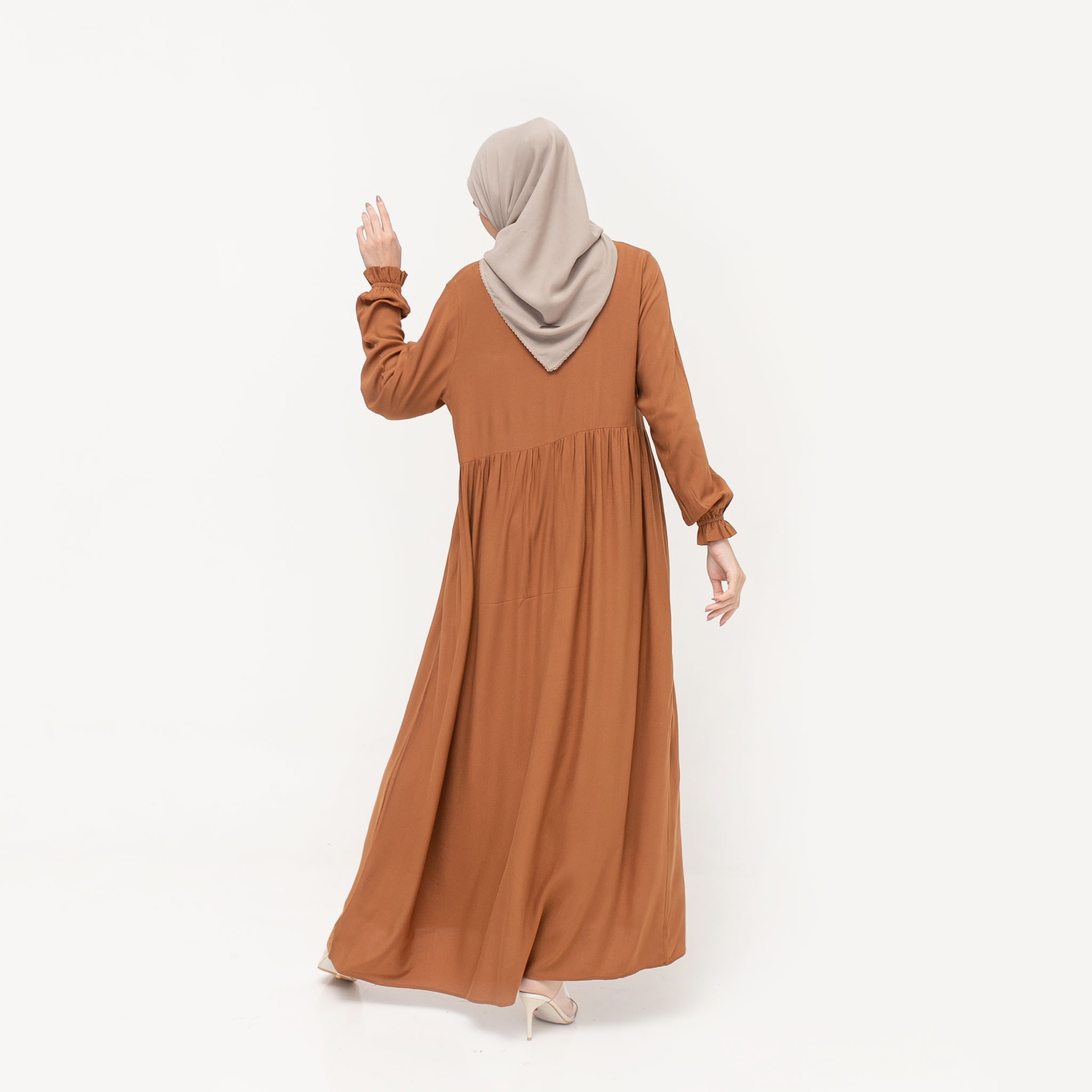 Luma Dawa Atiya Basic Dress Rayon Twill Premium / Abaya / Office / Casual / Formal / Kantor / Workwear