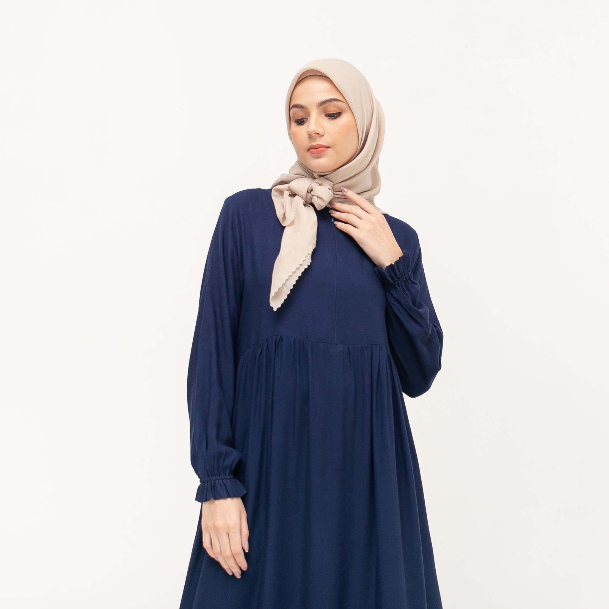 Luma Dawa Atiya Basic Dress Rayon Twill Premium / Abaya / Office / Casual / Formal / Kantor / Workwear