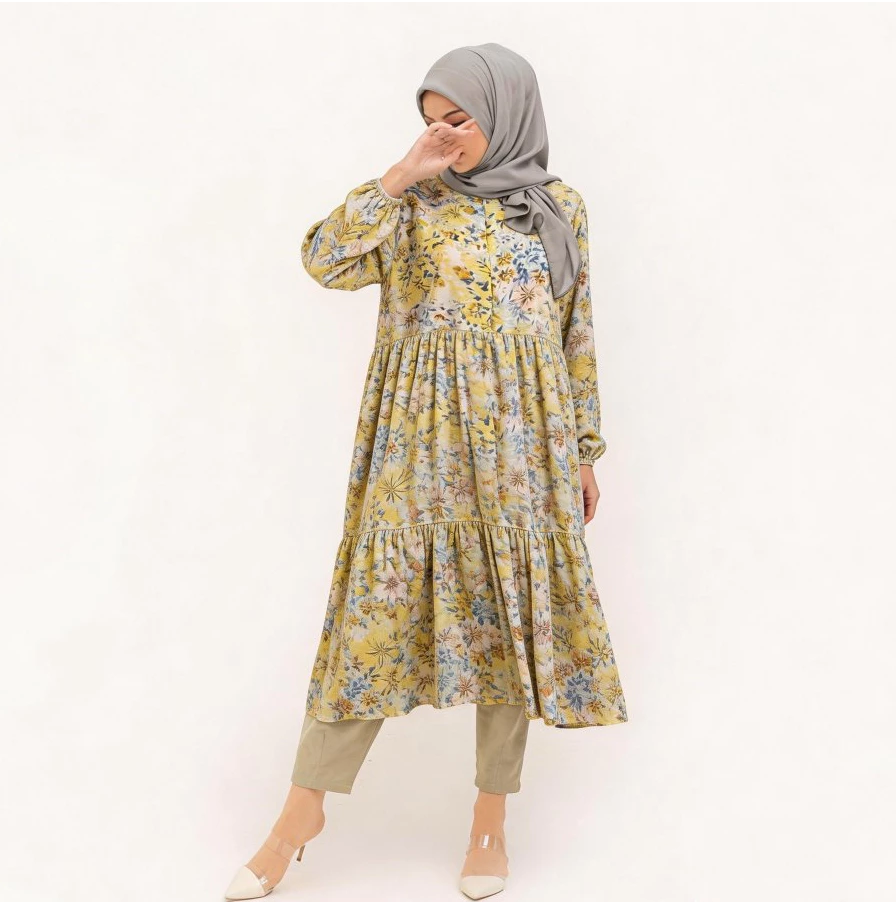 Luma Dawa Reva Tunik / PILIH Motif / rayon crepe / Semi Formal / Casual Formal / Workwear / Office / Kantor