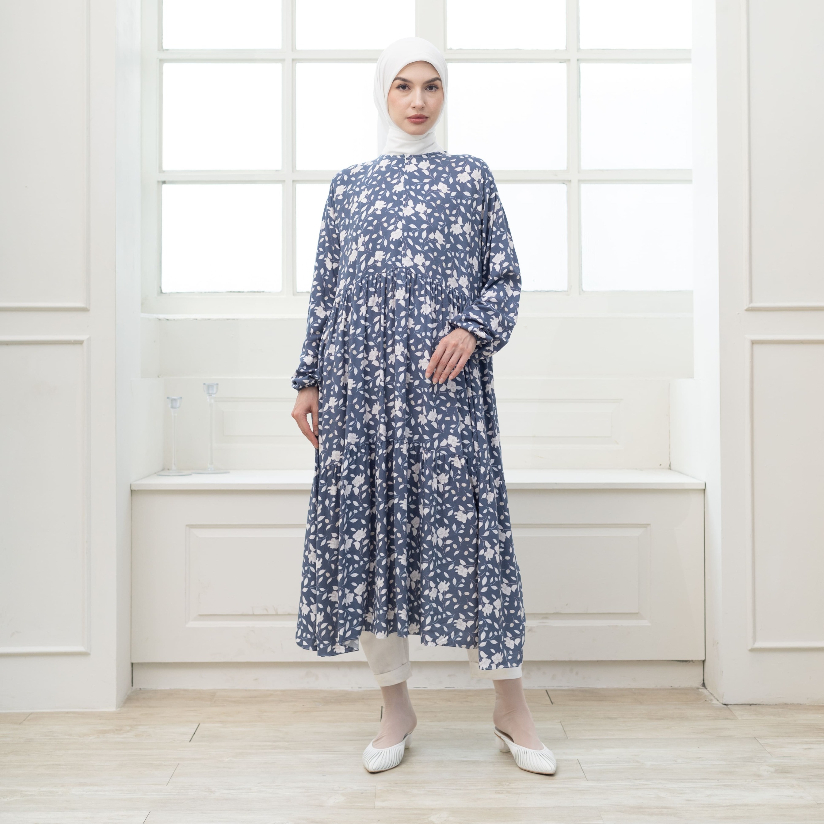 Luma Dawa Reva Tunik / PILIH Motif / rayon crepe / Semi Formal / Casual Formal / Workwear / Office / Kantor