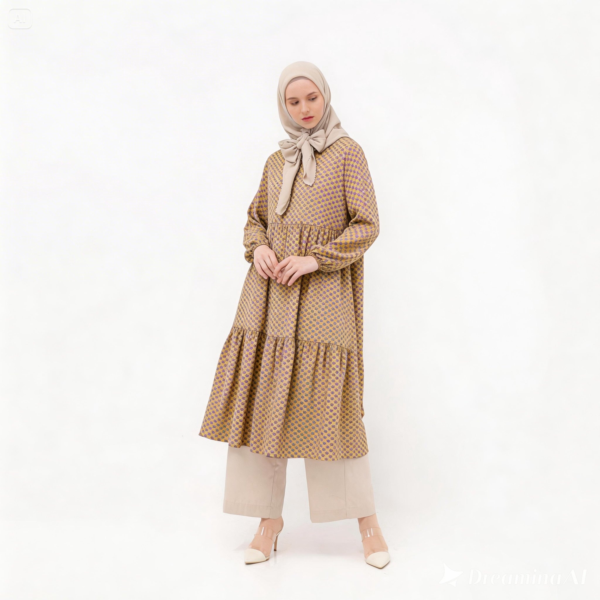 Luma Dawa Reva Tunik / PILIH Motif / rayon crepe / Semi Formal / Casual Formal / Workwear / Office / Kantor