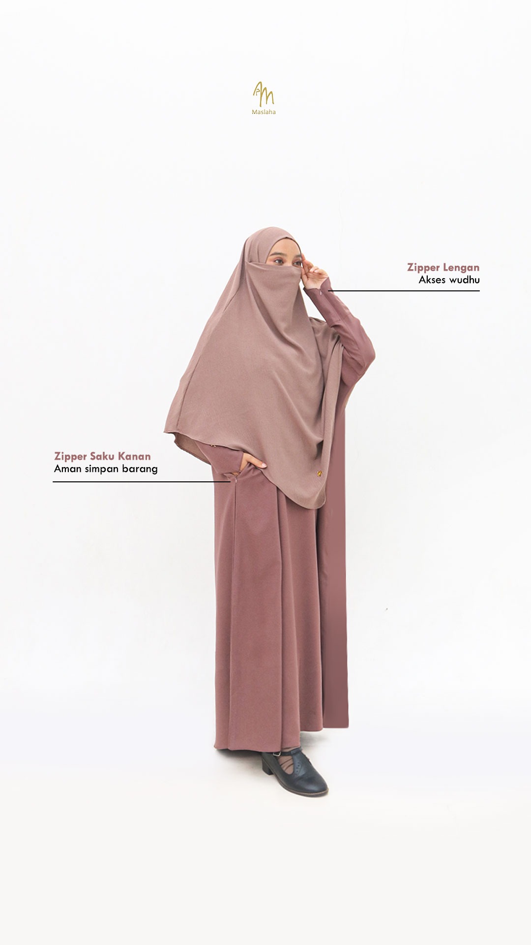 Khaira Abaya for Umrah
