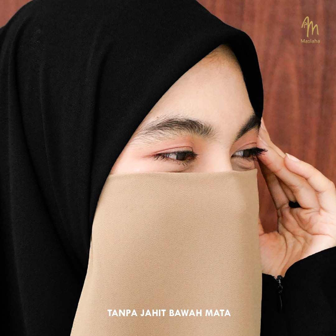 Niqab Tali 2 Layer Maslaha