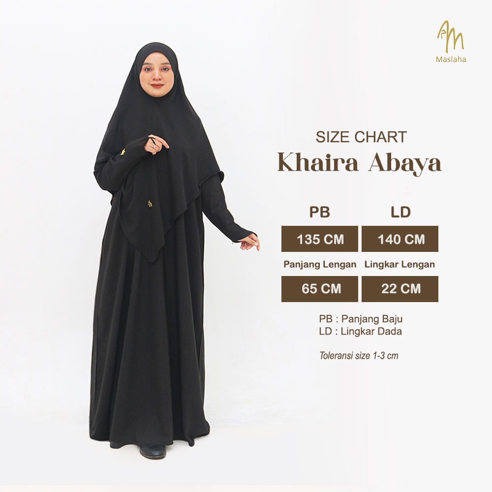 Khaira Abaya for Umrah
