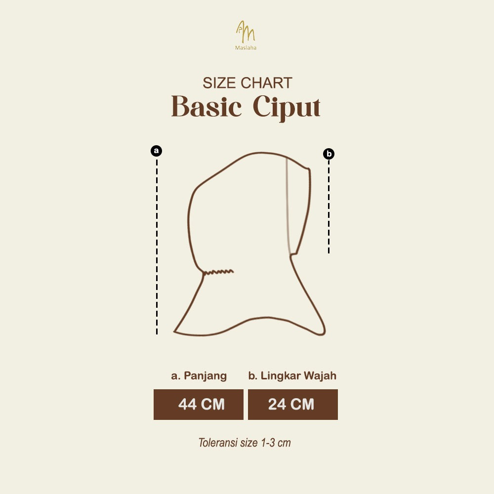 Taqyiah Basic Ciput