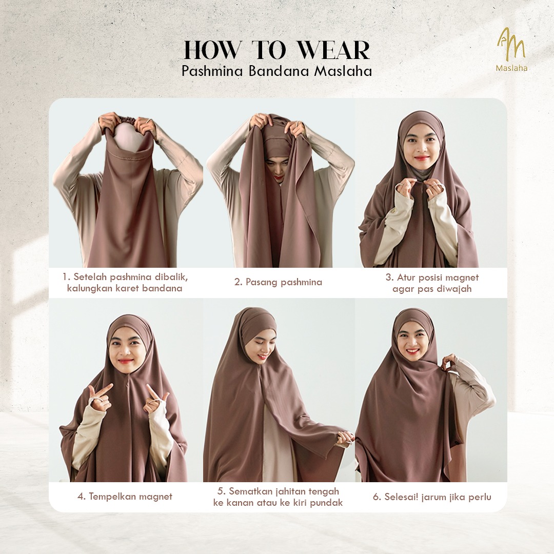 Mina Pashmina Bandana Anti UV