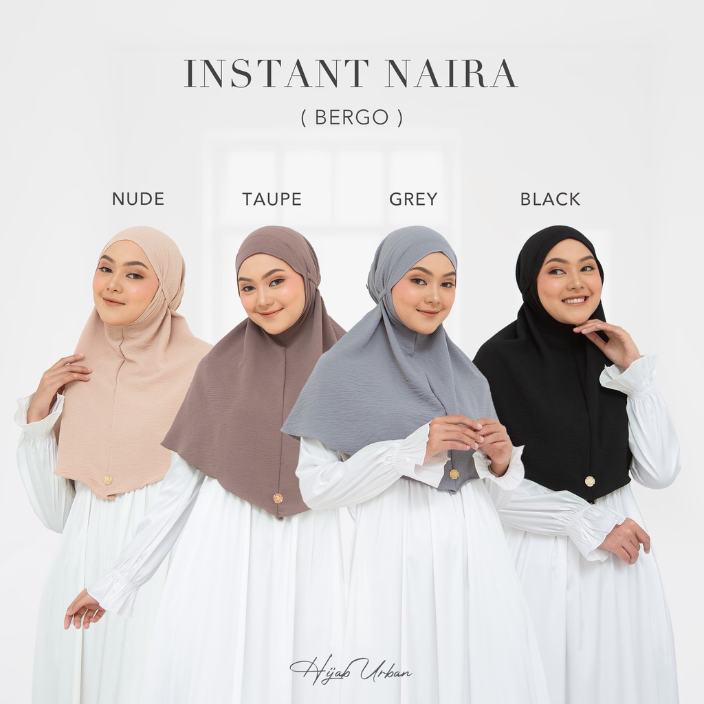 Instant Naira (Bergo) - HijabUrban