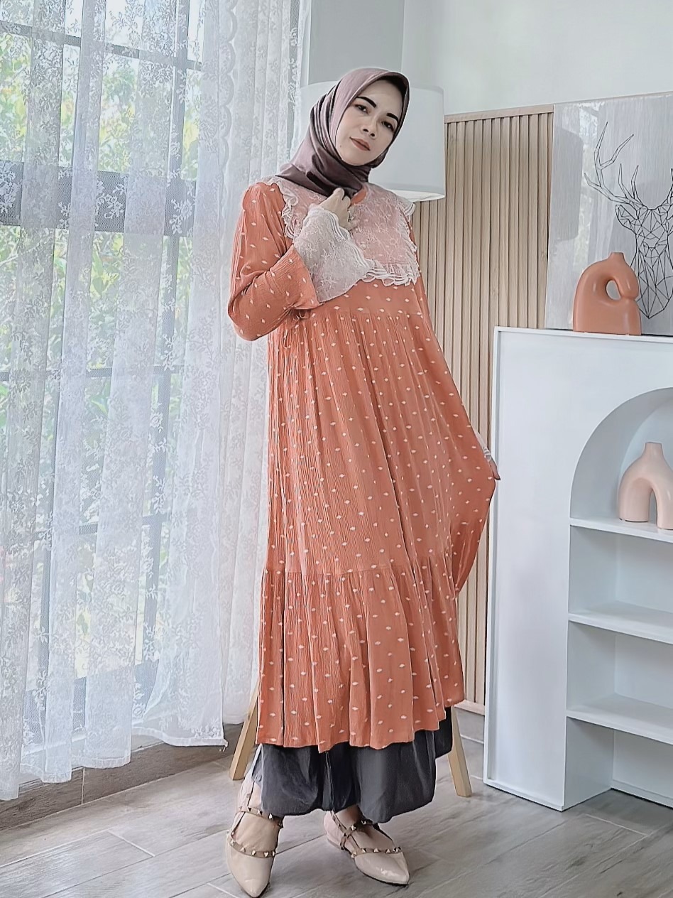 Emily Midi Dress raya Series Season 3 by Fhanza Project