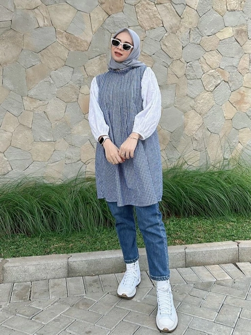 Image of Claire Gingham Tops by Fhanza Project
