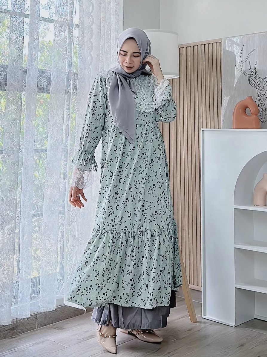 Emily Midi Dress raya Series Season 3 by Fhanza Project