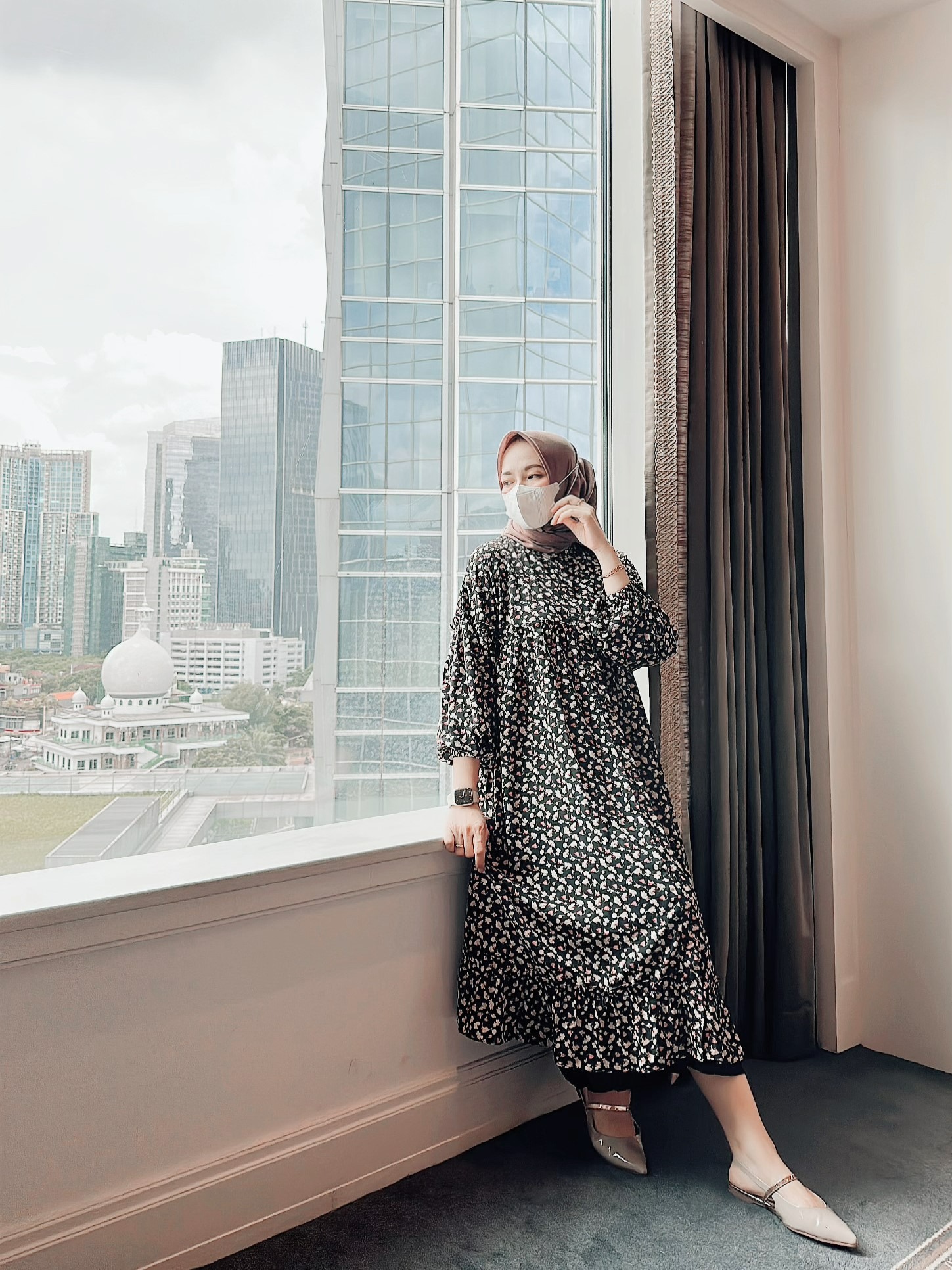 Arumi Midi Dress by Fhanza Project