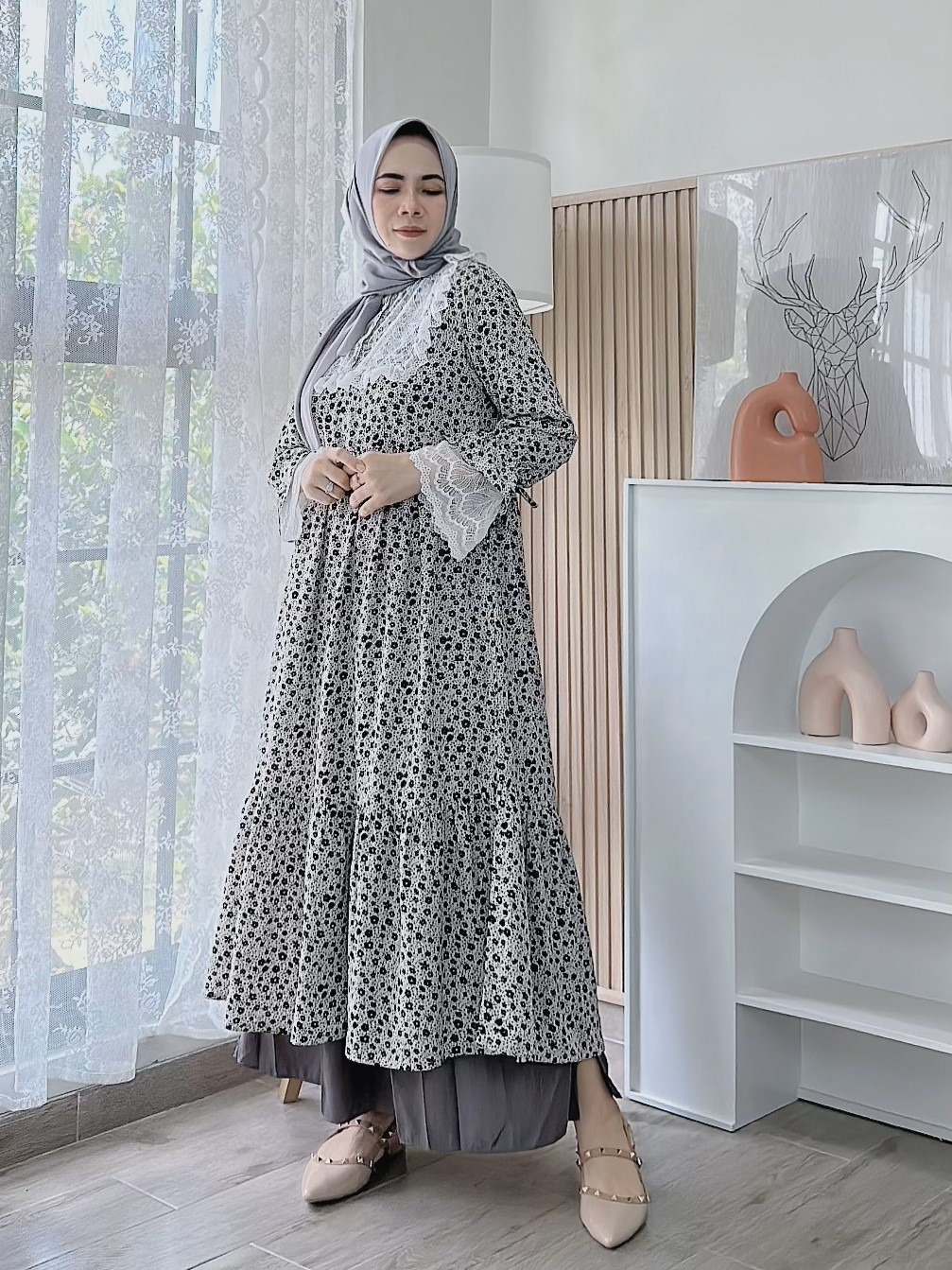 Emily Midi Dress raya Series Season 3 by Fhanza Project