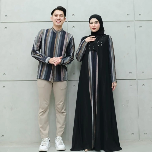 Image of SARIMBIT COLLECTION KARIMA SET DRESS & KAMIL KEMEJA RAYA