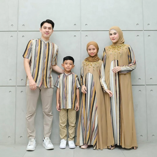 Image of SARIMBIT COLLECTION KARIMA SET DRESS & KAMIL KEMEJA RAYA