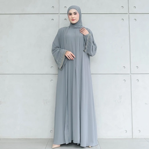 Image of ZAFIA DRESS ABAYA SET SERIES 2