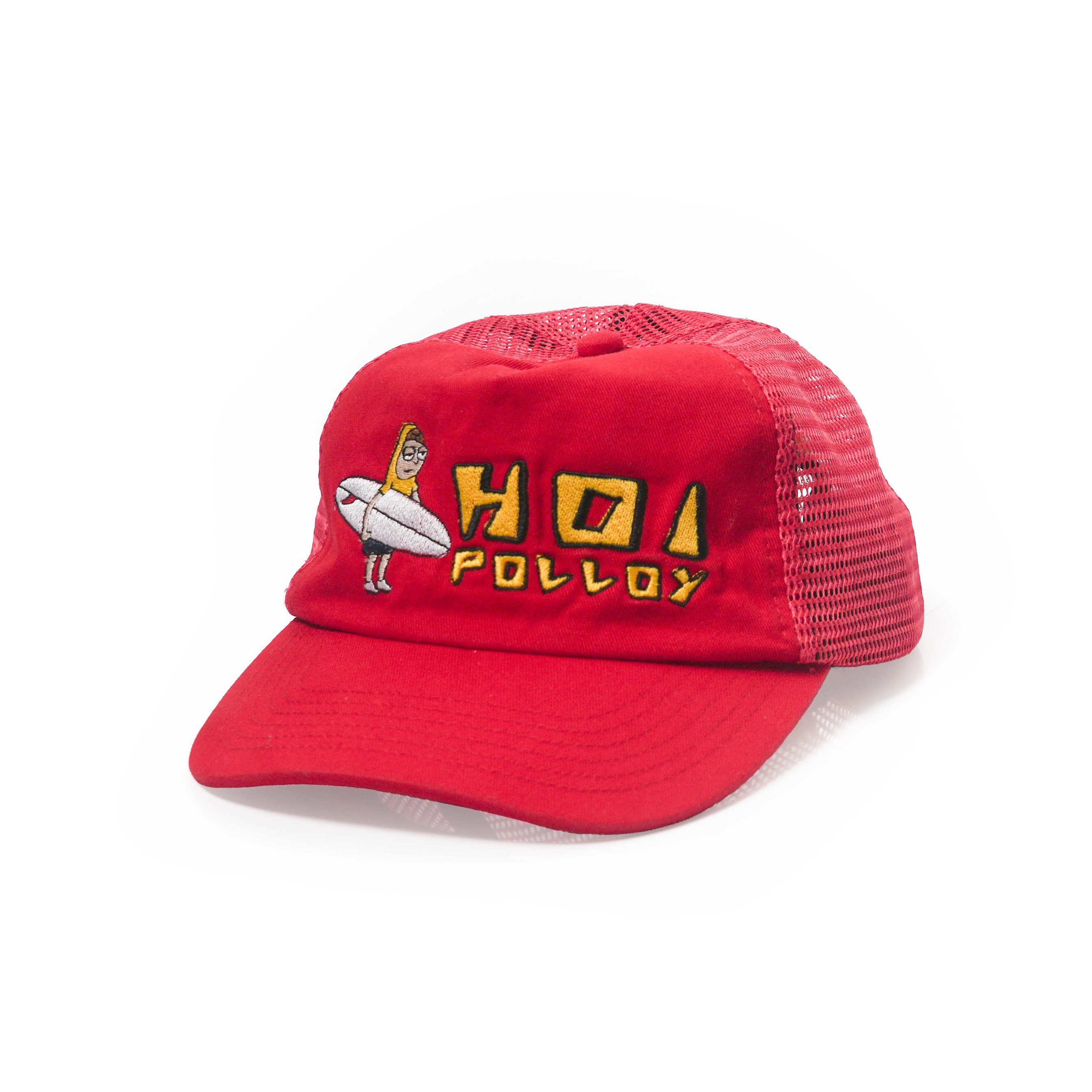 Surf Trucker Hat Red