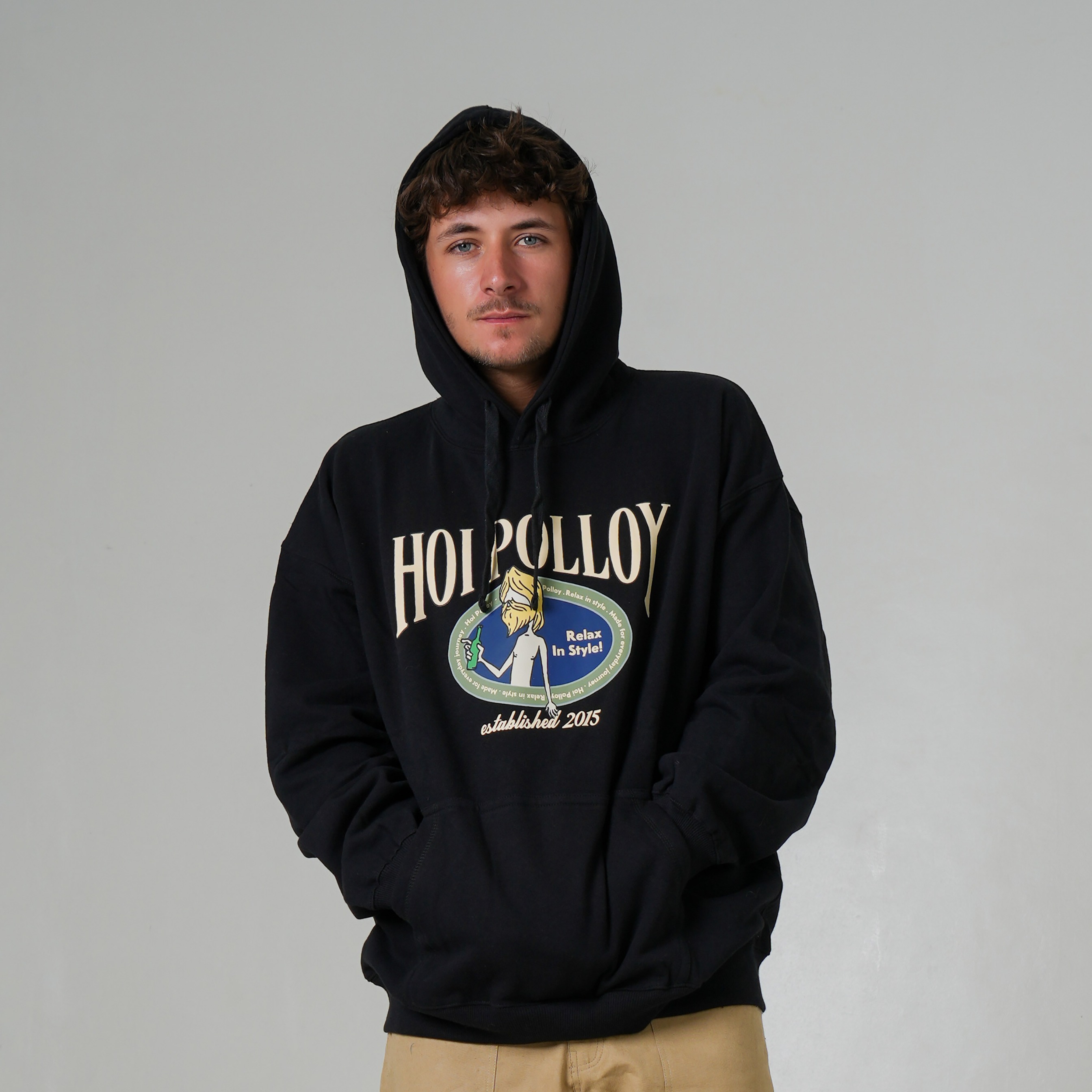 Relax In Style Hoodie Black