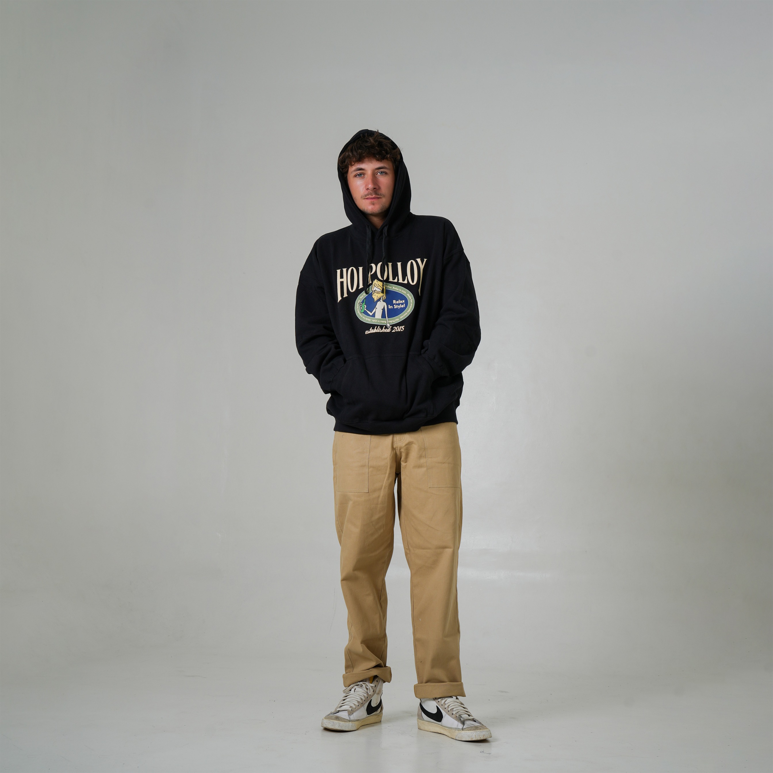 Relax In Style Hoodie Black
