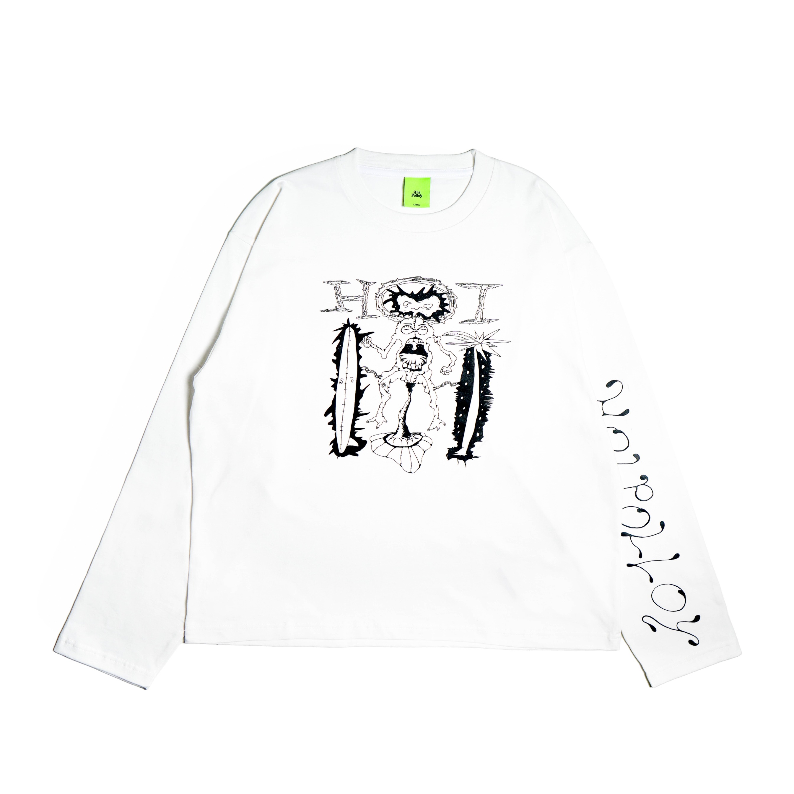 Stoked Long Sleeve White