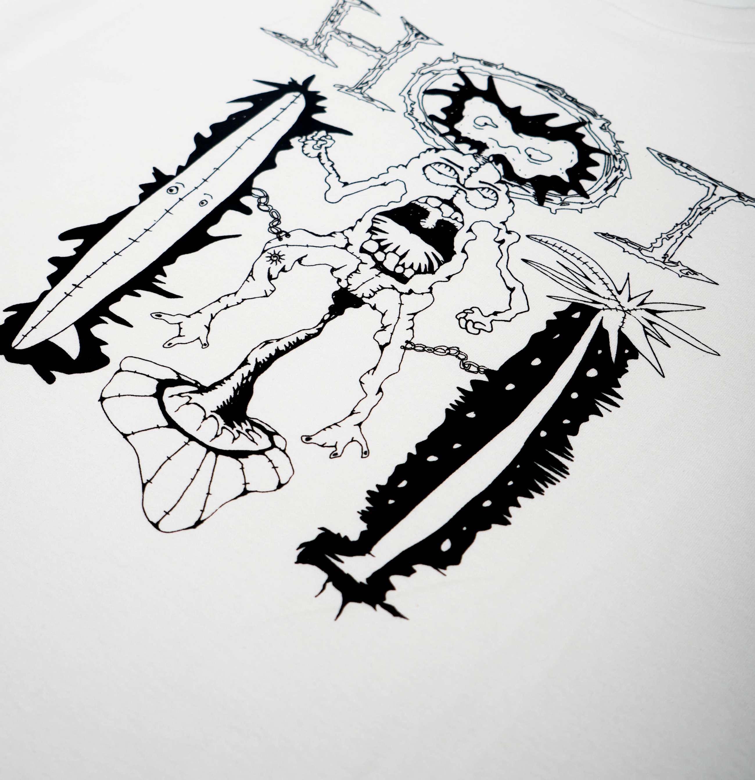 Stoked Long Sleeve White